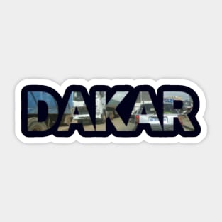 Dakar Traffic Sticker